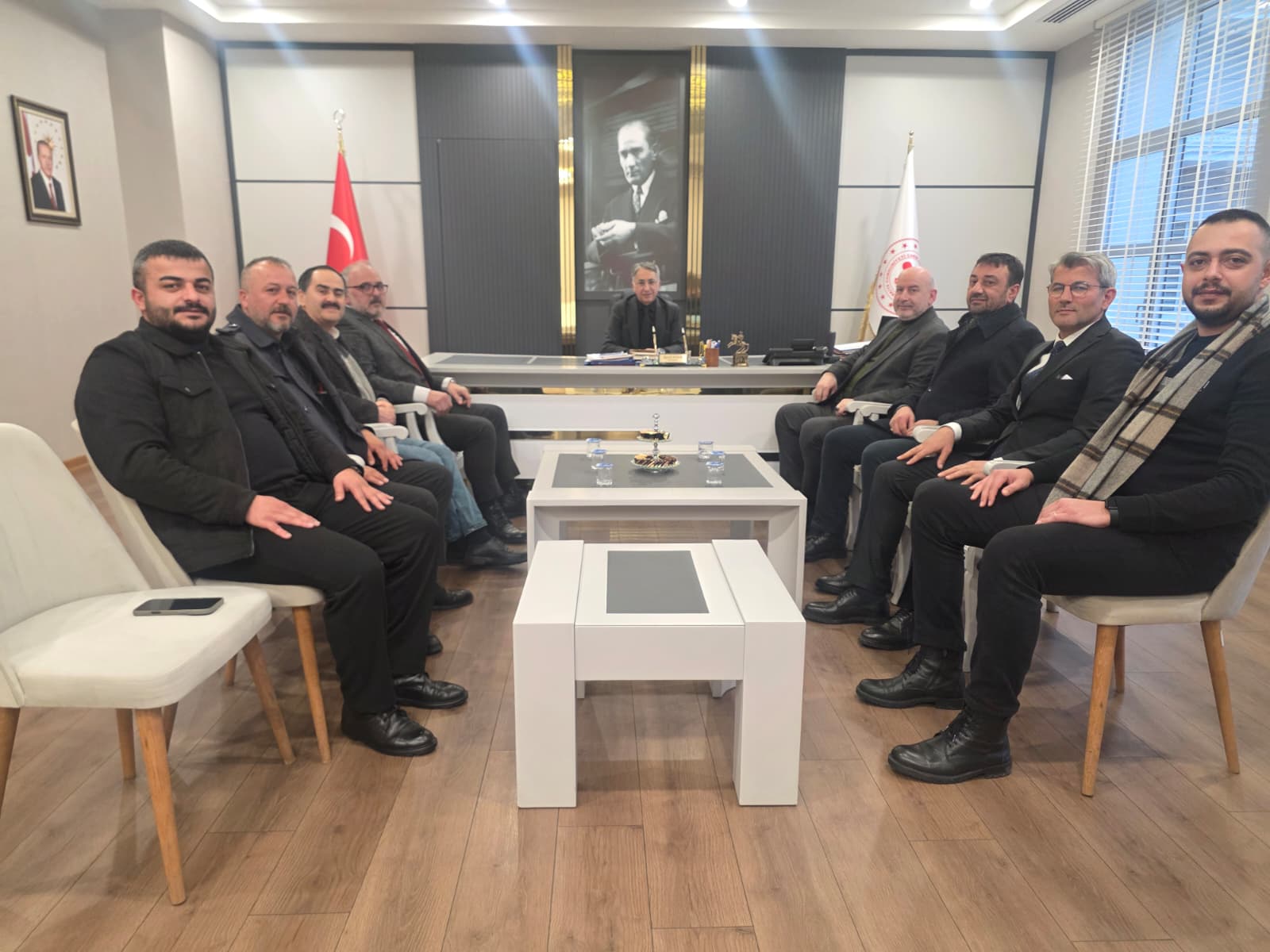 CANSİYAD’dan Canik Kaymakamı Şeref Aydın’a Ziyaret.